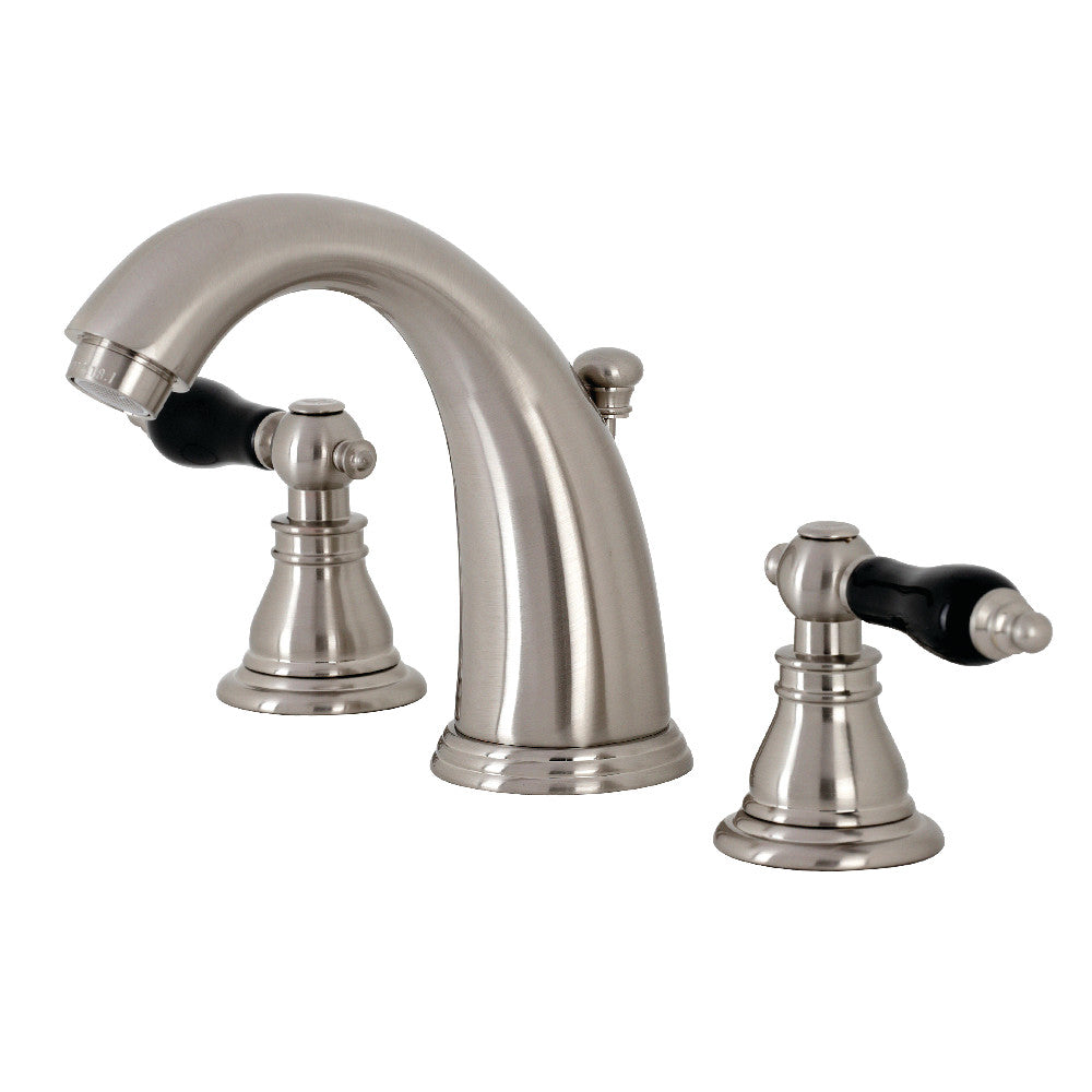 Kingston Brass KB988AKL Duchess Widespread Bathroom Faucet with Plastic Pop-Up, Brushed Nickel - BNGBath