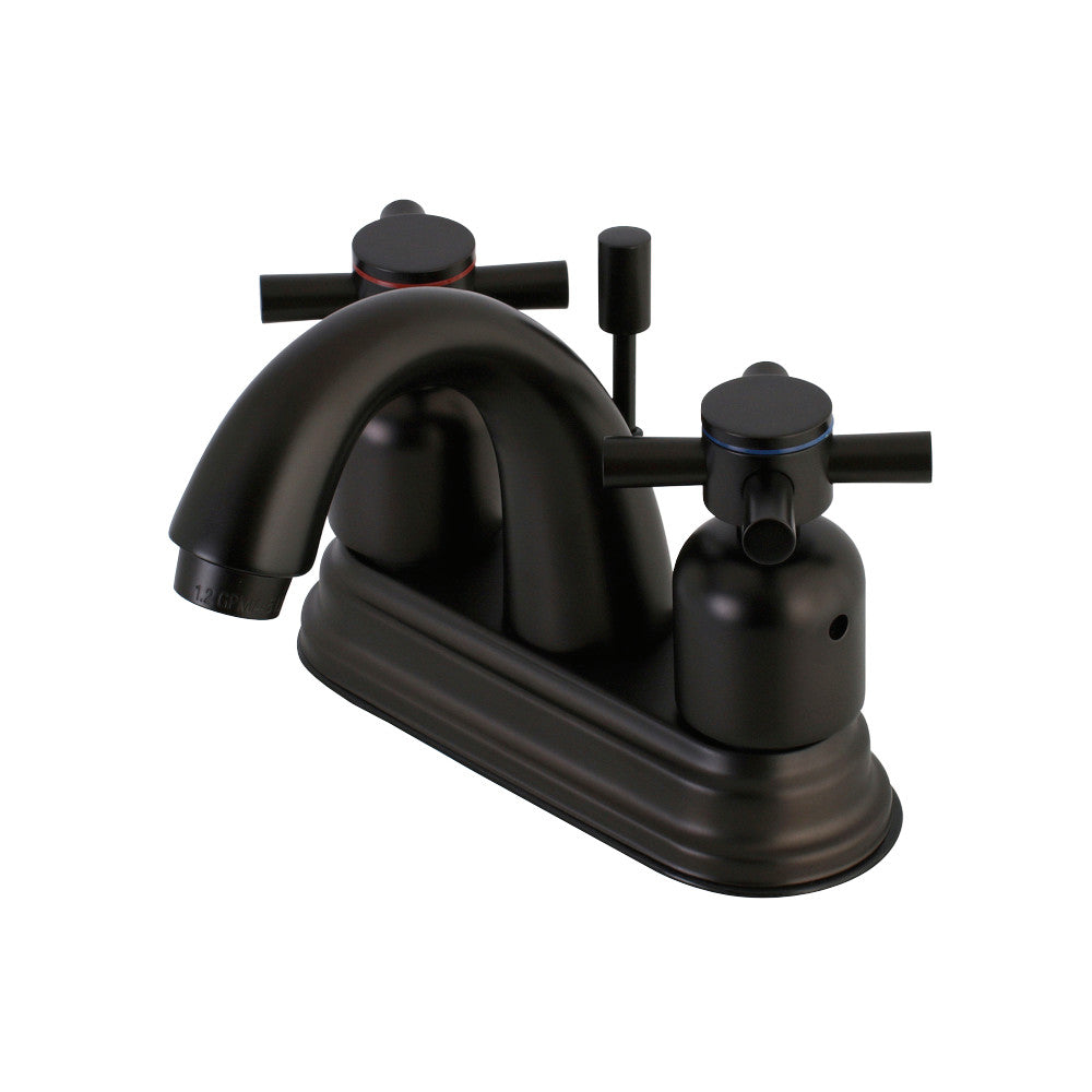 Kingston Brass KB8615DX 4 in. Centerset Bathroom Faucet, Oil Rubbed Bronze - BNGBath