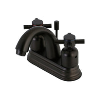 Thumbnail for Kingston Brass KB8615DX 4 in. Centerset Bathroom Faucet, Oil Rubbed Bronze - BNGBath