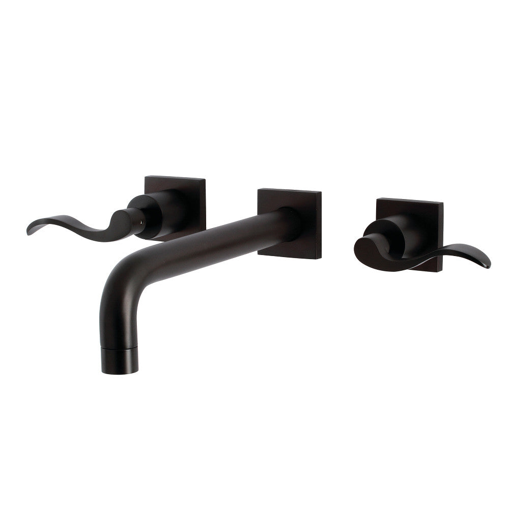 Kingston Brass KS6025DFL NuWave Wall Mount Tub Faucet, Oil Rubbed Bronze - BNGBath