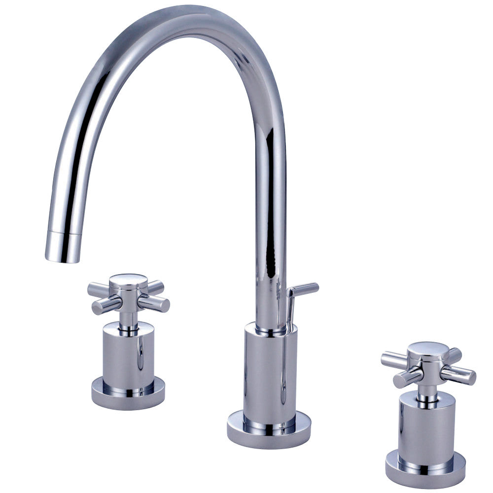 Kingston Brass KS8921DX 8 in. Widespread Bathroom Faucet, Polished Chrome - BNGBath