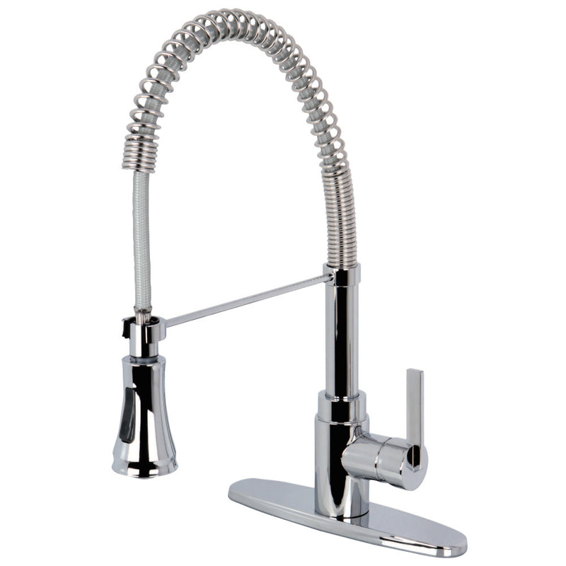 Gourmetier GSY8871CTL Continental Single-Handle Pre-Rinse Kitchen Faucet, Polished Chrome - BNGBath