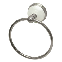 Thumbnail for Kingston Brass BA1114SN Victorian Towel Ring, Brushed Nickel - BNGBath