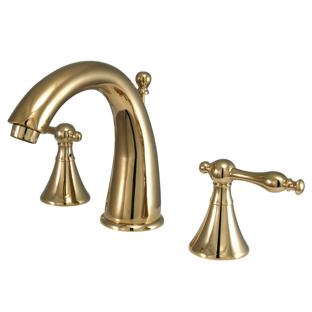 Kingston Brass KS2972NL 8 in. Widespread Bathroom Faucet, Polished Brass - BNGBath