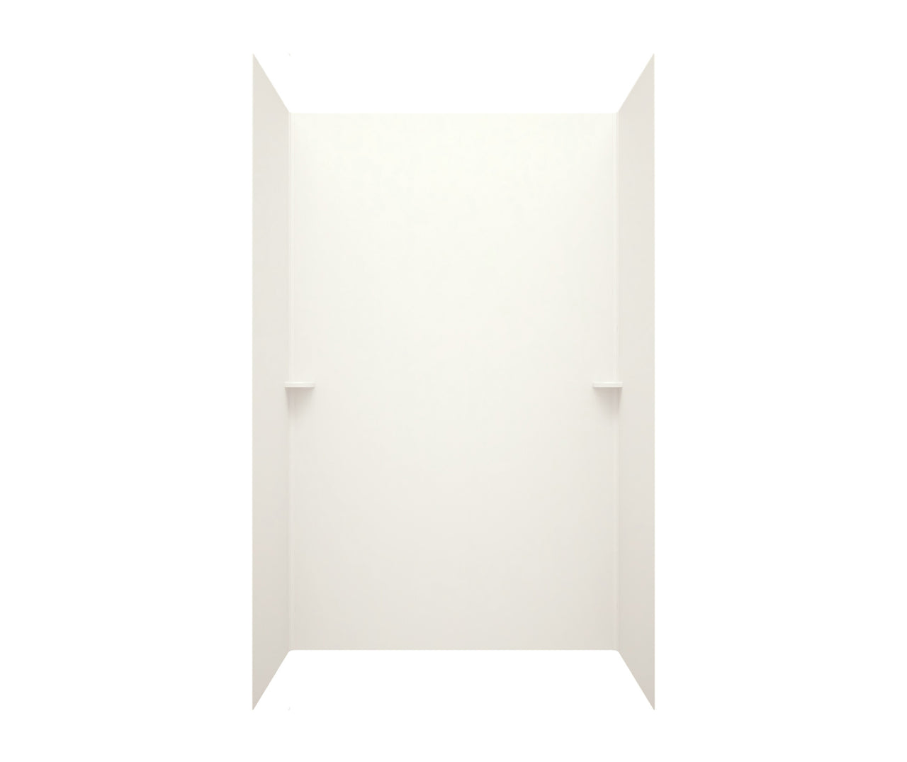 SK-363696 36 x 36 x 96 Swanstone Smooth Glue up Shower Wall Kit in Bisque