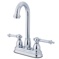Thumbnail for Kingston Brass KB3491TL Tremont Bar Faucet Without Pop-Up, Polished Chrome - BNGBath