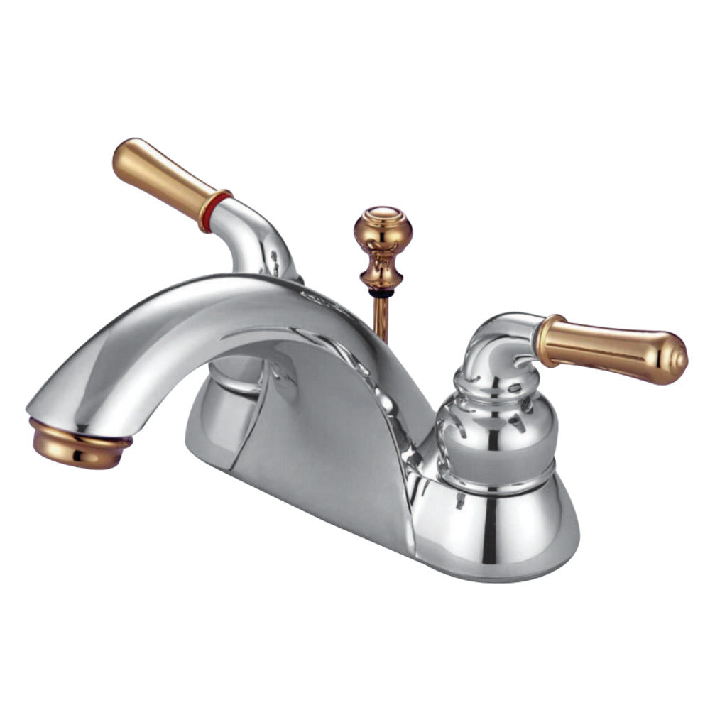 Kingston Brass KB2624 4 in. Centerset Bathroom Faucet, Polished Chrome - BNGBath