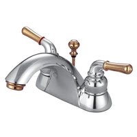 Thumbnail for Kingston Brass KB2624 4 in. Centerset Bathroom Faucet, Polished Chrome - BNGBath