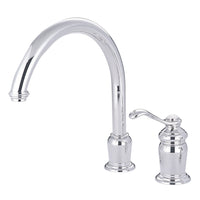 Thumbnail for Kingston Brass KS7821TLLS Single-Handle Widespread Kitchen Faucet, Polished Chrome - BNGBath