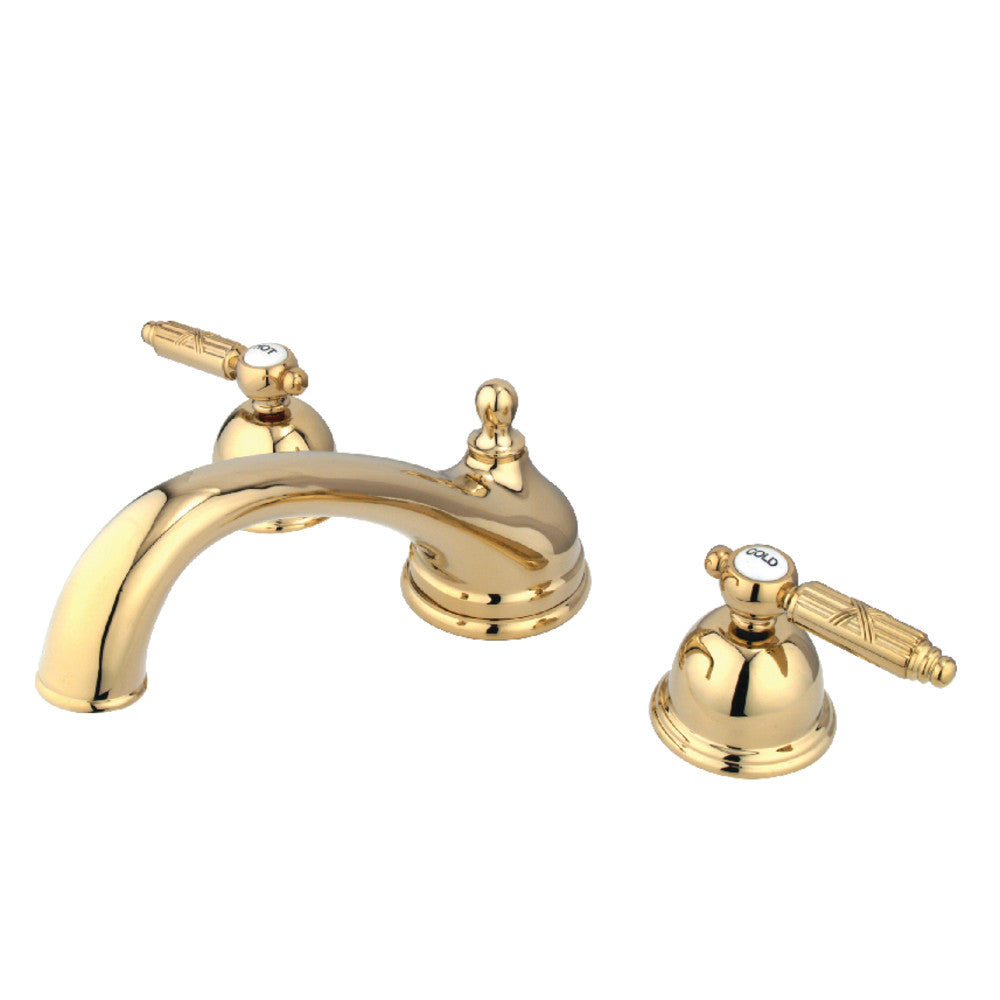 Kingston Brass KS3352GL Georgian Roman Tub Faucet, Polished Brass - BNGBath