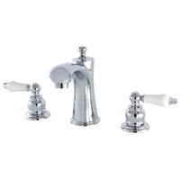 Thumbnail for Kingston Brass KB7961PL 8 in. Widespread Bathroom Faucet, Polished Chrome - BNGBath