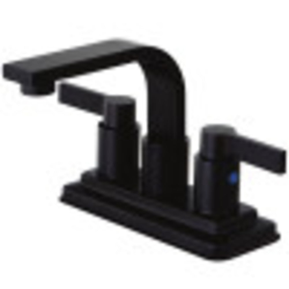 Kingston Brass KB8465NDL NuvoFusion 4-Inch Centerset Bathroom Faucet, Oil Rubbed Bronze - BNGBath