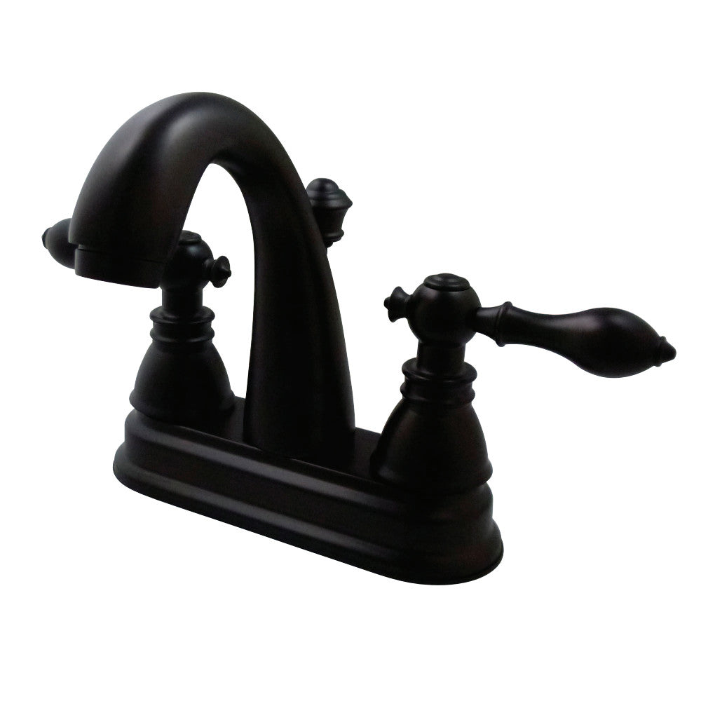 Fauceture FSY5615ACL American Classic 4 in. Centerset Bathroom Faucet with Plastic Pop-Up, Oil Rubbed Bronze - BNGBath