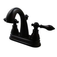 Thumbnail for Fauceture FSY5615ACL American Classic 4 in. Centerset Bathroom Faucet with Plastic Pop-Up, Oil Rubbed Bronze - BNGBath
