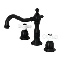 Thumbnail for Kingston Brass KS1970PX 8 in. Widespread Bathroom Faucet, Matte Black - BNGBath