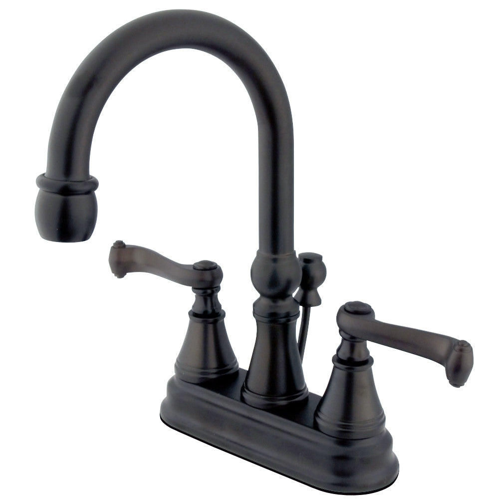 Kingston Brass KS2615FL 4 in. Centerset Bathroom Faucet, Oil Rubbed Bronze - BNGBath