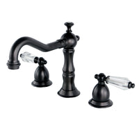 Thumbnail for Kingston Brass KS1975WLL 8 in. Widespread Bathroom Faucet, Oil Rubbed Bronze - BNGBath