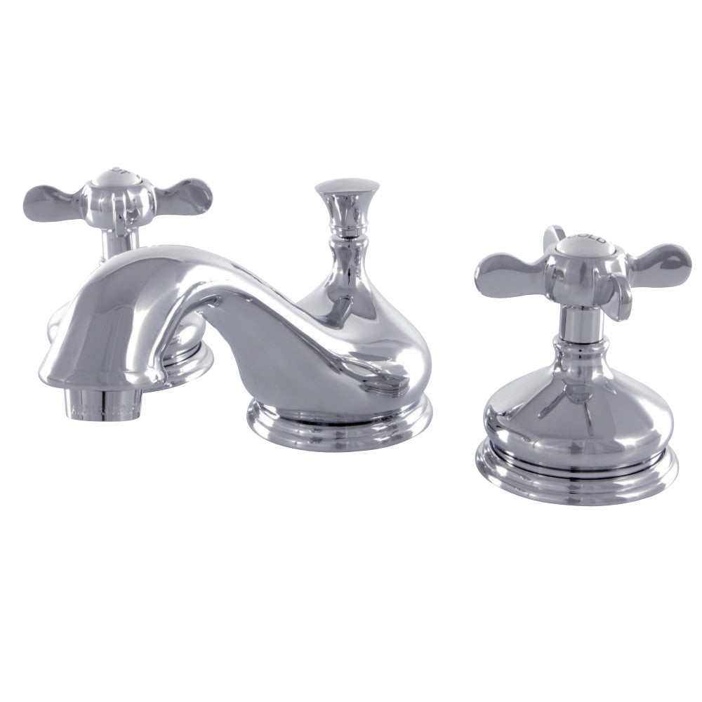 Kingston Brass KS1161BEX 8 in. Widespread Bathroom Faucet, Polished Chrome - BNGBath