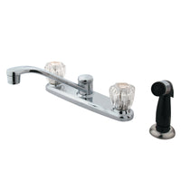 Thumbnail for Kingston Brass GKB112 Americana Centerset Kitchen Faucet, Polished Chrome - BNGBath