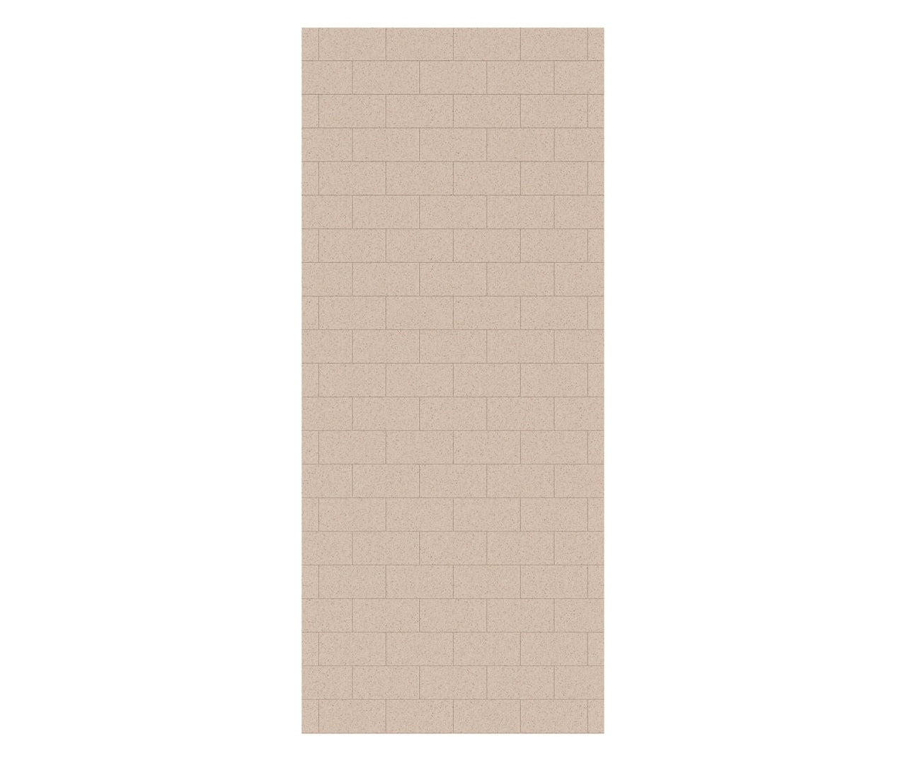 MTMK-8436-1 36 x 84 Swanstone Metro Subway Tile Glue up Bathtub and Shower Single Wall Panel  - BNGBath