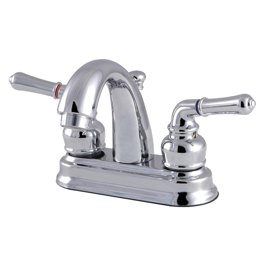 Kingston Brass FB5611NML 4 in. Centerset Bathroom Faucet, Polished Chrome - BNGBath