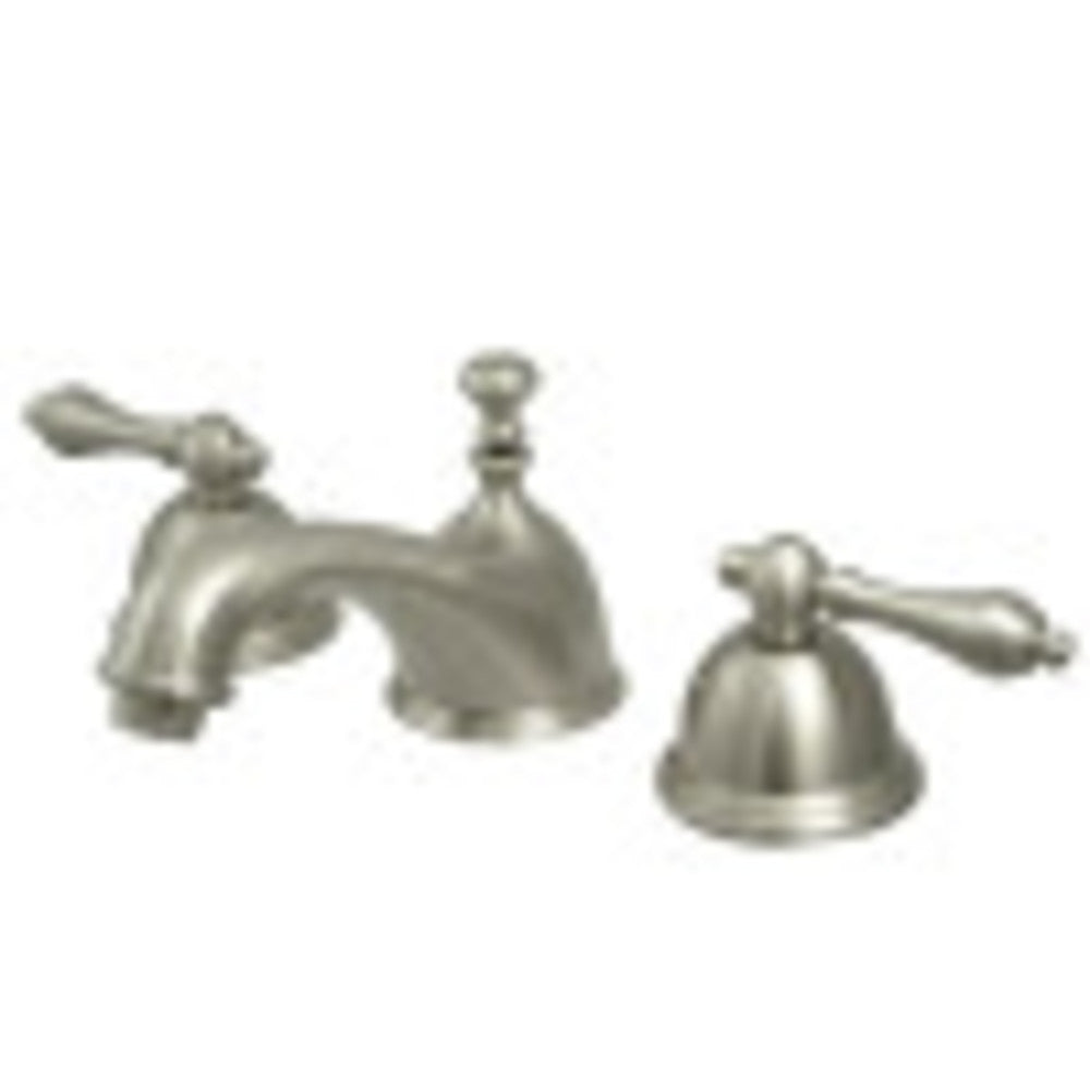Kingston Brass CC31L8 8 to 16 in. Widespread Bathroom Faucet, Brushed Nickel - BNGBath