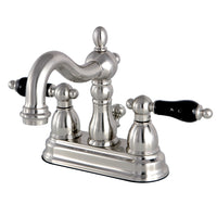 Thumbnail for Kingston Brass KS1608PKL 4 in. Centerset Bathroom Faucet, Brushed Nickel - BNGBath