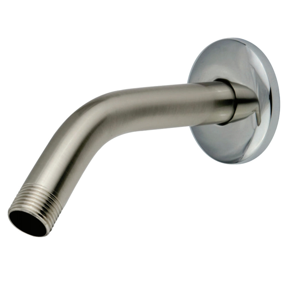 Kingston Brass K150K7 Trimscape 6" Shower Arm with Flange, Brushed Nickel/Polished Chrome - BNGBath