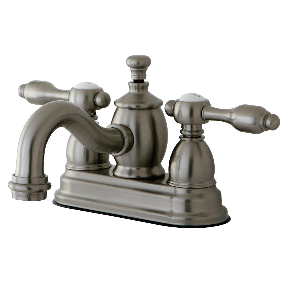 Kingston Brass KS7108TAL 4 in. Centerset Bathroom Faucet, Brushed Nickel - BNGBath