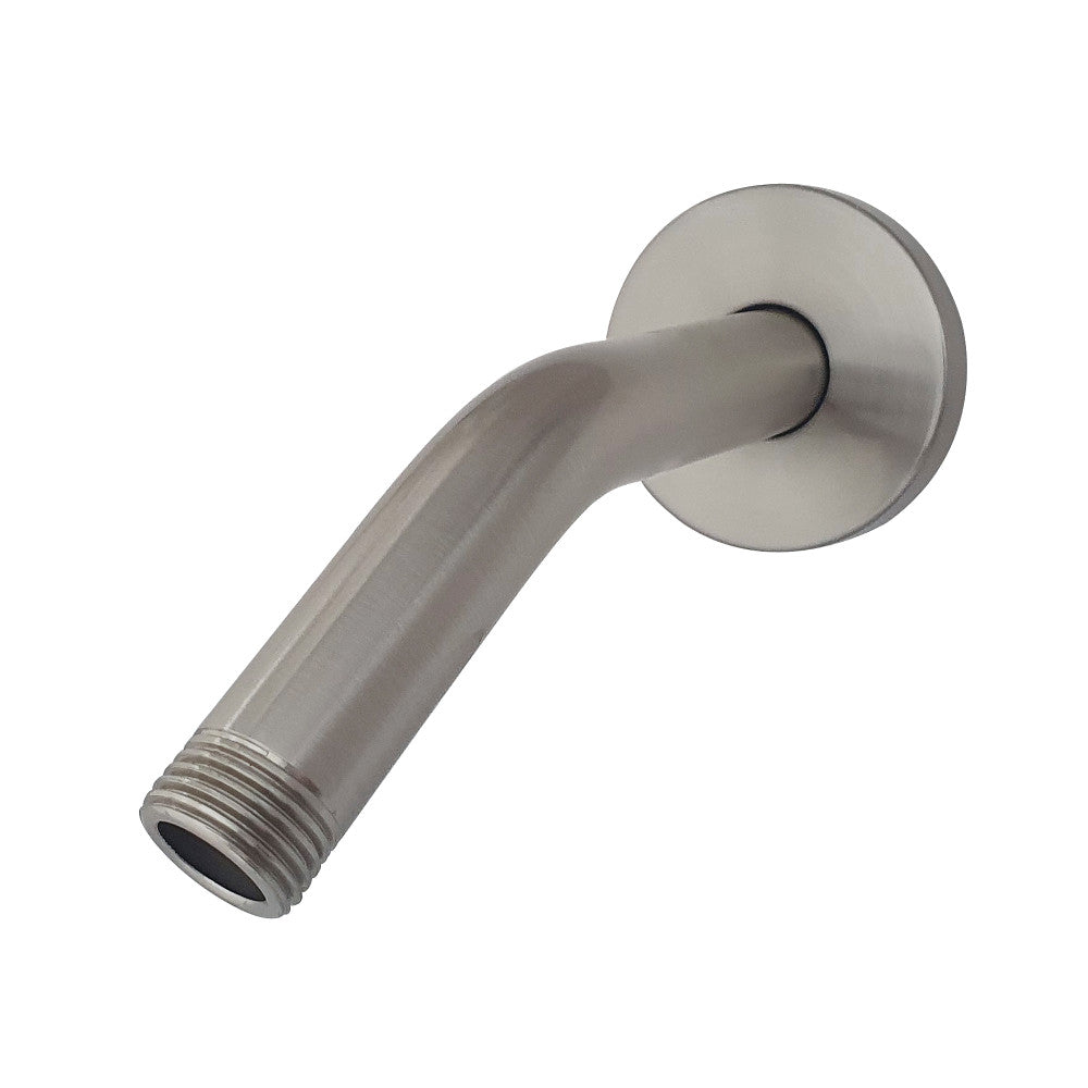 Kingston Brass K151K8 Aquaelements 6" Shower Arm with Flange, Brushed Nickel - BNGBath