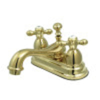 Thumbnail for Kingston Brass CC17L2 4 in. Centerset Bathroom Faucet, Polished Brass - BNGBath