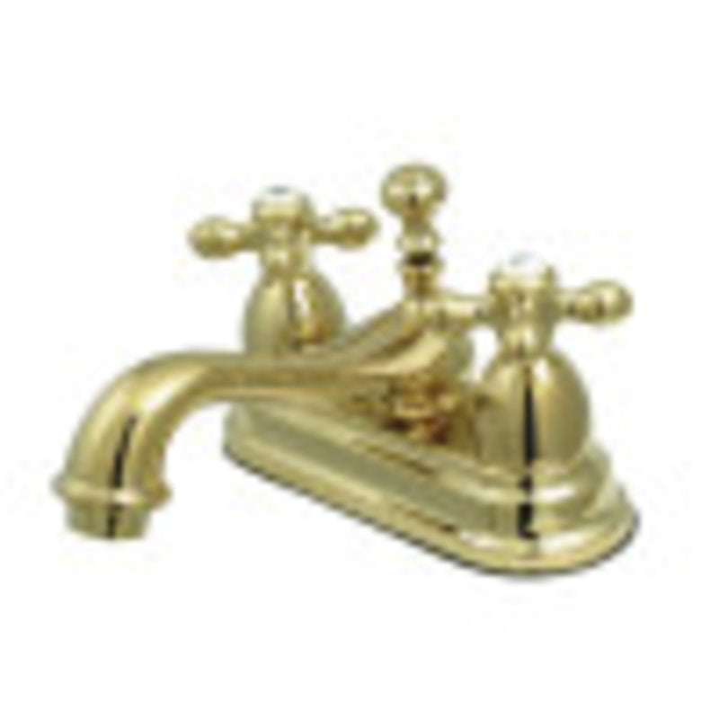 Kingston Brass CC17L2 4 in. Centerset Bathroom Faucet, Polished Brass - BNGBath