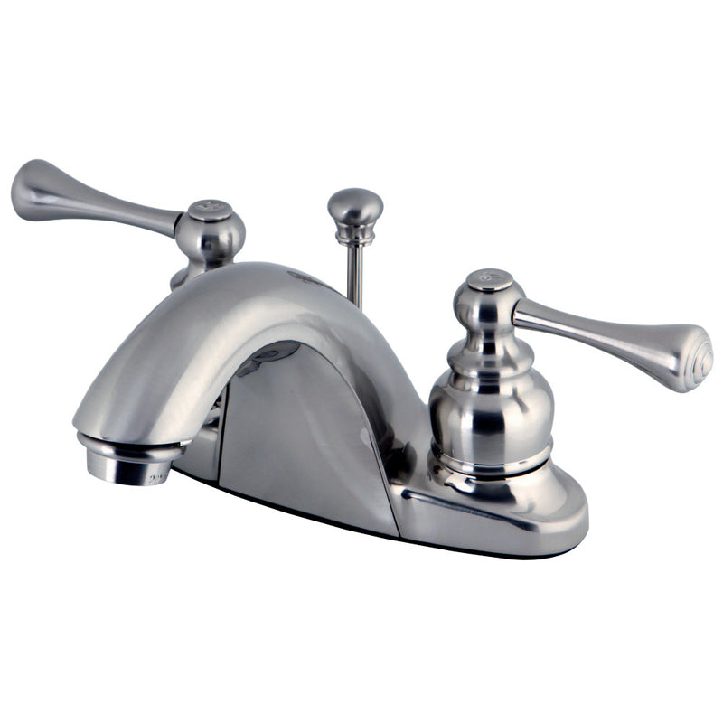 Kingston Brass GKB7648BL 4 in. Centerset Bathroom Faucet, Brushed Nickel - BNGBath