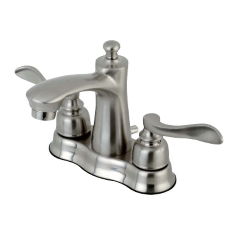 Kingston Brass FB7618NFL 4 in. Centerset Bathroom Faucet, Brushed Nickel - BNGBath