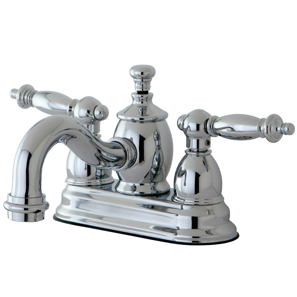 Kingston Brass KS7101TL 4 in. Centerset Bathroom Faucet, Polished Chrome - BNGBath
