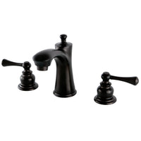 Thumbnail for Kingston Brass KB7965BL 8 in. Widespread Bathroom Faucet, Oil Rubbed Bronze - BNGBath