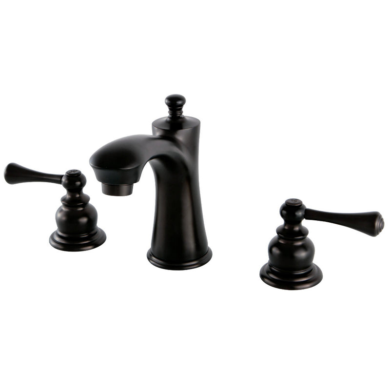 Kingston Brass KB7965BL 8 in. Widespread Bathroom Faucet, Oil Rubbed Bronze - BNGBath