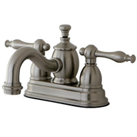 Thumbnail for Kingston Brass KS7108NL 4 in. Centerset Bathroom Faucet, Brushed Nickel - BNGBath