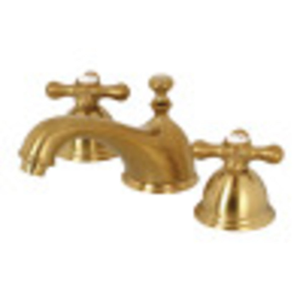 Kingston Brass KS3967AX 8 in. Widespread Bathroom Faucet, Brushed Brass - BNGBath