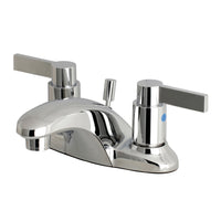 Thumbnail for Kingston Brass FB8621NDL 4 in. Centerset Bathroom Faucet, Polished Chrome - BNGBath