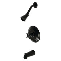 Thumbnail for Kingston Brass KB2630BX Metropolitan Tub and Shower Faucet, Matte Black - BNGBath