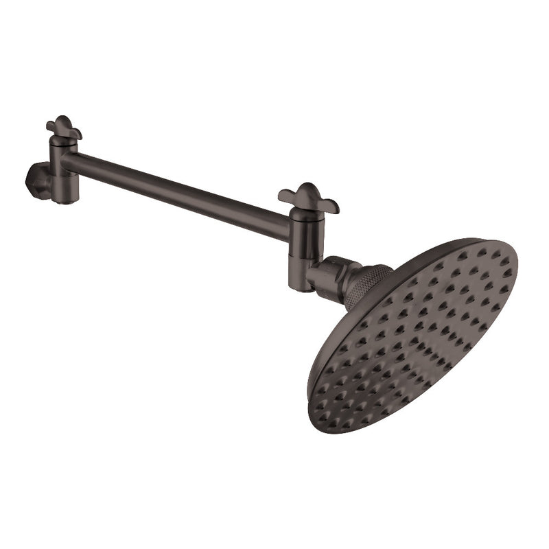 Kingston Brass CK135K5 Victorian 5" Showerhead with High Low Adjustable Arm, Oil Rubbed Bronze - BNGBath
