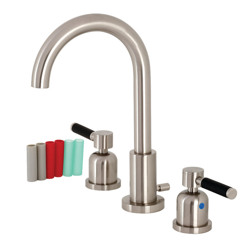 Fauceture FSC8928DKL Kaiser Widespread Bathroom Faucet, Brushed Nickel - BNGBath