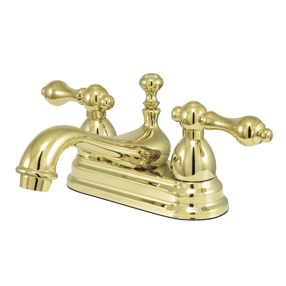 Kingston Brass KS3602AL 4 in. Centerset Bathroom Faucet, Polished Brass - BNGBath