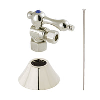 Thumbnail for Kingston Brass CC43106TKF20 Traditional Plumbing Toilet Trim Kit, Polished Nickel - BNGBath