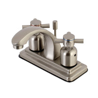 Thumbnail for Kingston Brass KB4648DX 4 in. Centerset Bathroom Faucet, Brushed Nickel - BNGBath