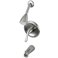 Thumbnail for Kingston Brass KB5538YL Single Handle Tub Shower Faucet, Brushed Nickel - BNGBath