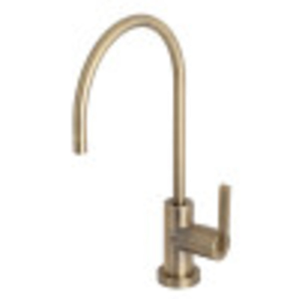 Kingston Brass KS8193CTL Continental Single-Handle Water Filtration Faucet, Antique Brass - BNGBath