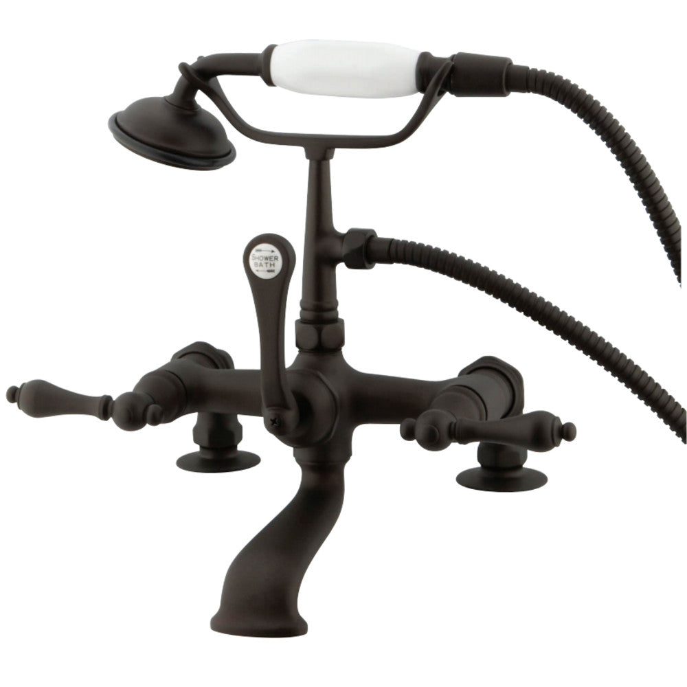 Kingston Brass CC203T5 Vintage 7-Inch Deck Mount Tub Faucet, Oil Rubbed Bronze - BNGBath
