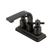 Thumbnail for Kingston Brass KB8465DX Concord 4-Inch Centerset Bathroom Faucet, Oil Rubbed Bronze - BNGBath